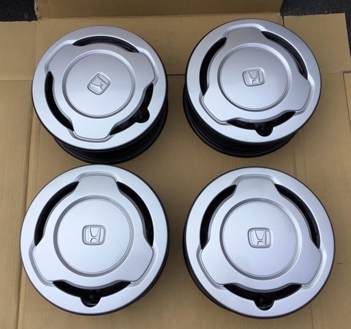 ホンダＮ-ＶＡＮ純正 スチールホイール12インチ 4本 新車外し 新車外し＞ホンダ・N-VAN・純正12インチスチールホイール