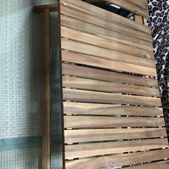 木製折りたたみベンチ