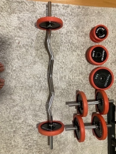 ファイティングロード　ダンベル　2個セット　片方30キロ　合計60キロ ファイティングロード ダンベル バーベル 60kg ベンチプレス