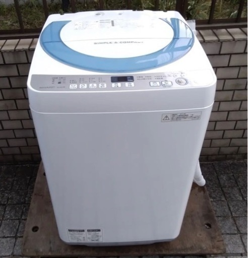 【完売】SHARP 全自動洗濯機　ES-GE70R  洗濯機　7kg