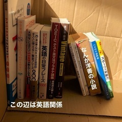 英語参考書、その他本類お譲りします