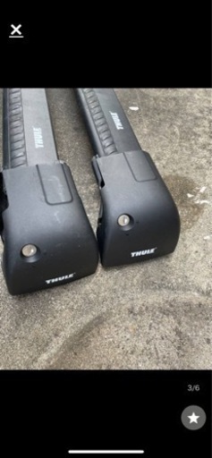 Thule WingBar Edge 959x スーリー ウィングバー ブラック ベースキャリア