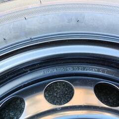 【値下げしました】【新車外し室内保管】ブリジストン エコピア Ecopia EP150 2021年39週目製造 185/60R15 イボ付きタイヤ鉄ホイール4本セット 170シエンタ新車外し