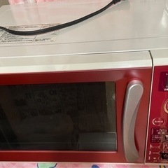 【ネット決済】SANYO オーブン電子レンジ　赤　レッド