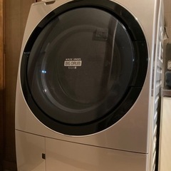 マンションでも置けるスリムなドラム式洗濯機