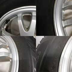 ◆本州・四国は送料無料◆ ＜高級スタッドレス・ホイール 4本＞ 195/65R15 ブリヂストン 2017年製 80～85% 15x6J プリウス 30 前期 純正 5H -100      ～横浜市旭区 ズーラシア近く～ 