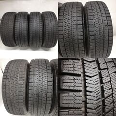 ◆本州・四国は送料無料◆ ＜高級スタッドレス・ホイール 4本＞ 195/65R15 ブリヂストン 2017年製 80～85% 15x6J プリウス 30 前期 純正 5H -100      ～横浜市旭区 ズーラシア近く～ 