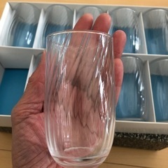 未使用　ガラスのコップ１０個