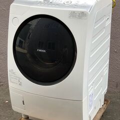㊼【税込み】東芝 9kg/6kg ドラム式洗濯乾燥機 ZABOO...
