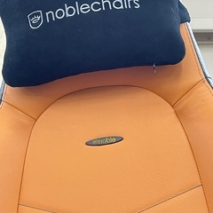 Noblechairs ゲーミングチェア レザー オレンジ✖️ブラック