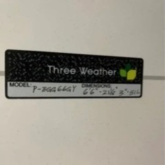 THREE WEATHER スリーウェザーサーフボード サイズ、6.6
