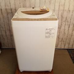【極上品】TOSHIBA 東芝 全自動洗濯機 AW-5G8(W)...