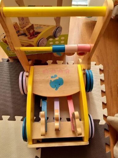 木製押し車 カタカタ 手押し車 Gorotan 南流山のベビー用品 歩行器 の中古あげます 譲ります ジモティーで不用品の処分