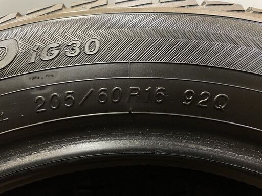 YOKOHAMA ice GUARD iG30 205/60R16 16インチ スタッドレス 4本 バリ溝 