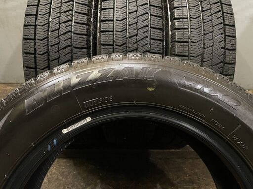 BS BLIZZAK VRX2 165/65R14 14インチ スタッドレス 4本 2017年製 バリ