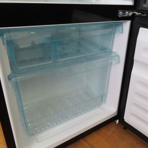 西岡店 冷蔵庫 110L 2ドア 2017年製 ユーイング UR-FG110J ざくろ