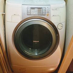【無料】ドラム式洗濯乾燥機　ナショナル（現パナソニック）