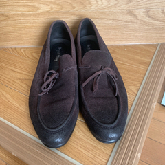 男性靴　43 レトロスタイル靴　ブラウン