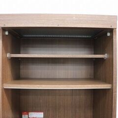 ビーカンパニー レンジボード フラップ扉 ダークブラウン キッチン