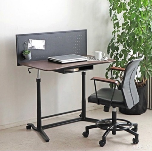 オシャレな北欧デザイン回転オープンデスク 中古品 21日以降の引き渡し