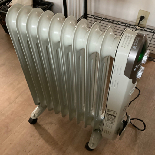 ● オイルヒーター、1200ワット、山善