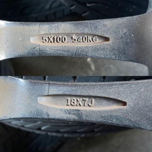 4本セット!! A-TECH シュナイダー スタッグ 7.0J +48 18インチ 5H-114.3 