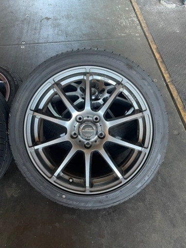 タイヤ、ホイール 4本セット!! A-TECH シュナイダー スタッグ 7.0J +48 