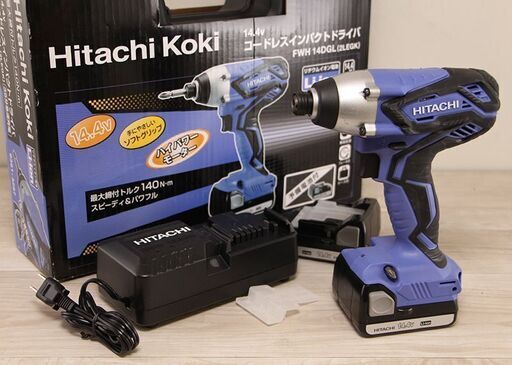 HITACHI 日立工機 14.4V コードレスインパクトドライバー FWH14 D (D4274aaywY)