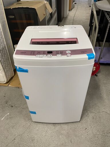 【良品】AQUA 6.0kg洗濯機 AQW-KS6F 2018年製 通電確認済み 早いもの勝ち 配送OK 引取歓迎