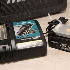 マキタ 充電式インパクトドライバ 18V 青 バッテリー2個付き TD147DRFX (D4276snxY)