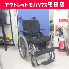 車椅子 自走式 介助兼用 小さめ ハンドブレーキ付き 日進 NI...