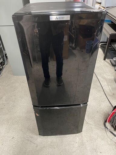 【良品】SHARP 2018年製  2ドア冷蔵庫 MR-P15C-B 通電確認済み 早いもの勝ち！ 配送OK！