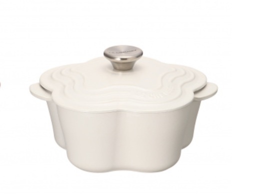 新品未使用　LE CREUSET -ココット・フルール コットン