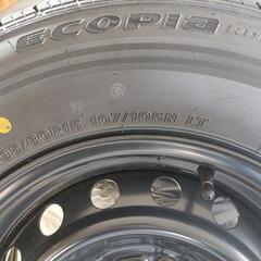 屋内保管195/80R15 ハイエース純正タイヤホイール4本セット