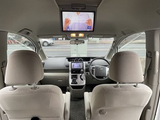 車検2年付き ノア Xlセレクション パールホワイト 純正ナビ 後部席フリップダウンモニター パワースライド 室内広々 車中泊も楽々 自社ローン可 Ace 高座のノアの中古車 ジモティー