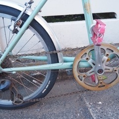 【終了しました】ビアンキ　ミニベロ　メルロー　汚れ、錆あり