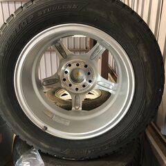 ダンロップ＞ スタッドレスタイヤ 195/65R15 ホイール付き！ カー用品 4本