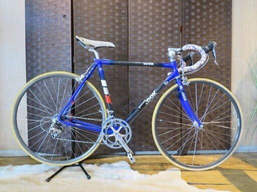 ■LOOK LDS ルック 18速 ブルー シマノ ULTEGRA ビンテージ カーボンアルミコンポジット ロードバイク 自転車 札幌発