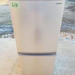 ✨2019年製✨610番 シャープ✨ノンフロン冷凍冷蔵庫✨SJ-D14E-N‼️