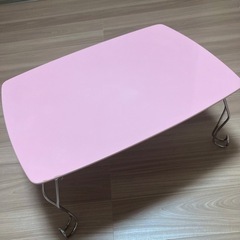 ローテーブル/ピンク/猫足の画像
