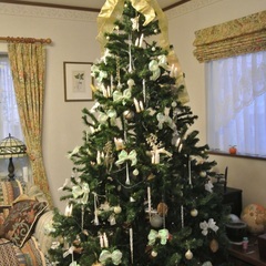 【ネット決済】クリスマスツリー　高さ225cm デコレーションつき