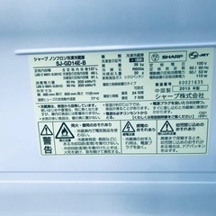 ①✨2019年製✨435番シャープ✨ノンフロン冷凍冷蔵庫✨SJ-GD14E-B‼️-TheArth 棒にょい、横にょい、ケースセットオマケあり