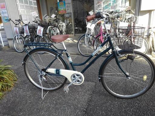 中古自転車１７８２ 前後タイヤ新品！ ２６インチ ６段ギヤ LEDオート ...