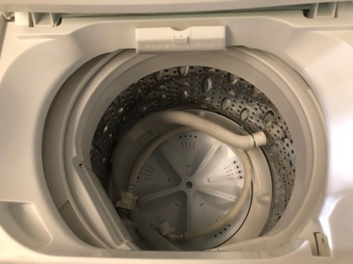 【リサイクルサービス八光　田上店　安心の1か月保証　配達・設置OK】ヤマダ電機オリジナル　全自動電気洗濯機　(4.5kg) HerbRelax YWM-T45A1(W)