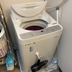 【ネット決済】シャープ製洗濯機　5.5kg