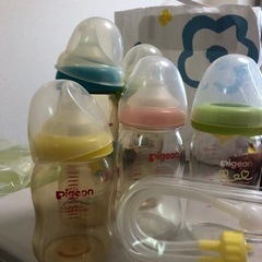 ピジョン　母乳実感　哺乳瓶　五本セット　ママ鼻水トッテ