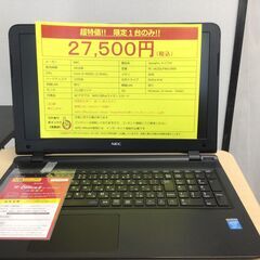 NEC ノートPC  Win10搭載!! 2016年製!! WP...