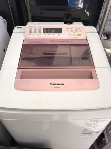 ハイスペック！！！　エコナビ搭載！！！　　パナソニック　８ｋ洗濯機　２９，９８０円（税込み）