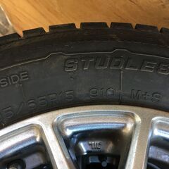 スタッドレス＋アルミホイール15インチ
