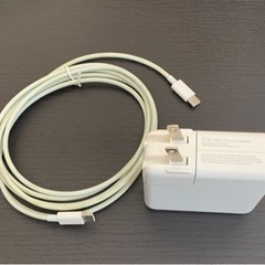MacBook 電源アダプターとUSB-Cケーブル　ジャンク品 - パソコン